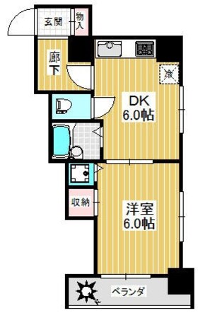 鶯谷駅 徒歩2分 6階の物件間取画像